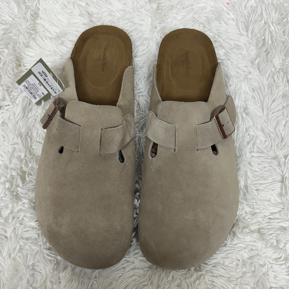 Goodfellow & Co Beige Suede Slip-On Loafers